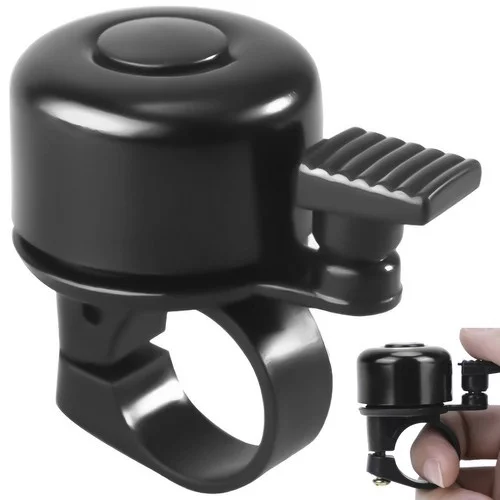 Zvonek na bicykel – čierny