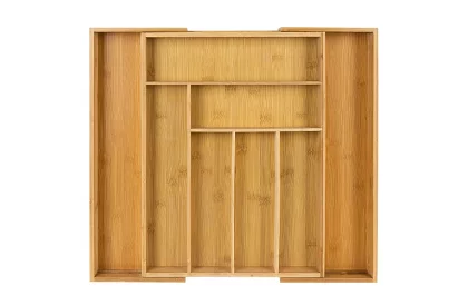 Bambusový organizér do zásuviek – príborník