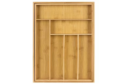 Bambusový organizér do zásuviek – príborník