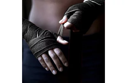 Profi boxerské bandáže 2 × 4 m – čierne