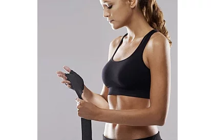 Profi boxerské bandáže 2 × 4 m – čierne