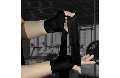 Profi boxerské bandáže 2 × 4 m – čierne