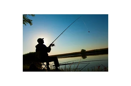 Skladacie rybárske kreslo – Kempingové kreslo zelené