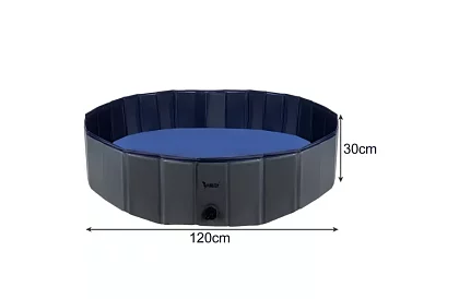 Skladací bazén pre psov – 120 × 30 cm