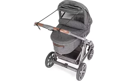 Vodoodolná tieniaca strieška na kočík – šedá