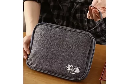 Cestovné puzdro – organizér na káble a nabíjačky