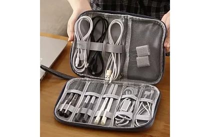 Cestovné puzdro – organizér na káble a nabíjačky