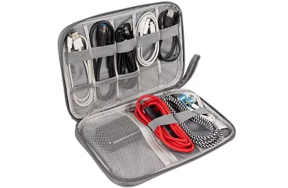 Cestovné puzdro – organizér na káble a nabíjačky