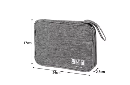 Cestovné puzdro – organizér na káble a nabíjačky