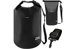 Vodotesný vak 20 litrov – čierny DRY BAG