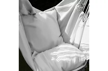 Závesná hojdačka + 2 vankúše - šedé