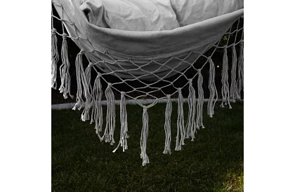 Závesná hojdačka + 2 vankúše - šedé