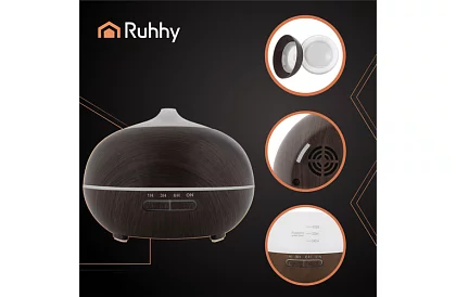 Aroma difuzér 4v1 s ionizátorom a LED lampou