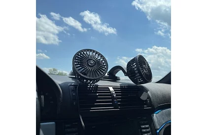 Dvojitý ventilátor do automobilov