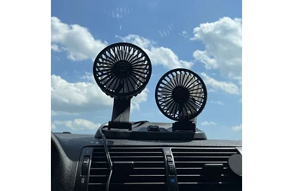 Dvojitý ventilátor do automobilov