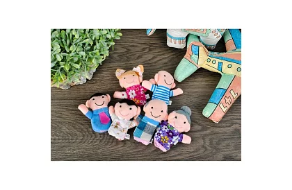 Prstové bábky - sada 6 postáv