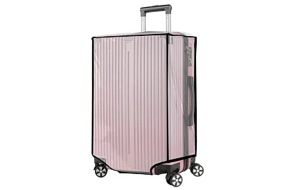 Priehľadný ochranný obal na cestovný kufor