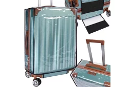 Priehľadný ochranný obal na cestovný kufor