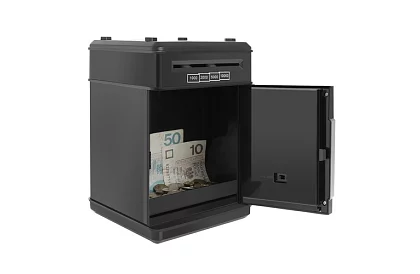 Pokladnička trezor – elektronický na PIN