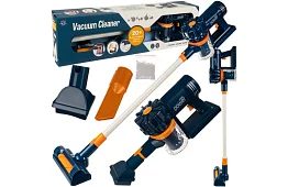 Detský vertikálny vysávač na batérie - modrý