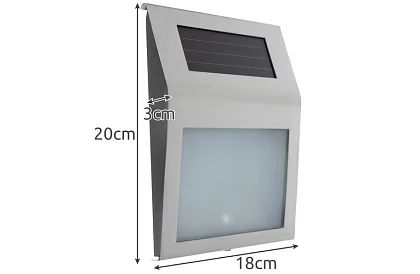 LED solárne číslo domu