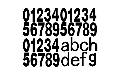 LED solárne číslo domu