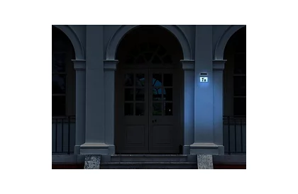LED solárne číslo domu