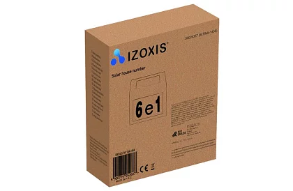 LED solárne číslo domu