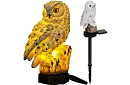 Solárna záhradná lampa – sova