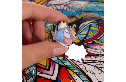 Drevené puzzle vlk - 170 dielov - 38 x 27 cm