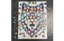 Drevené puzzle vlk - 170 dielov - 38 x 27 cm