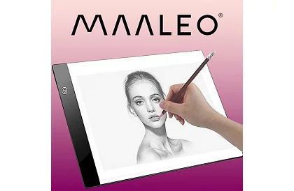 Svietiaca LED doska na obkresľovanie A4