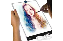 Svietiaca LED doska na obkresľovanie A4