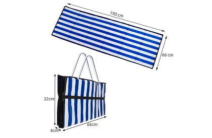 Skladacia plážová podložka 190 x 66 cm