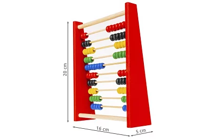 Detské drevené korálkové počítadlo