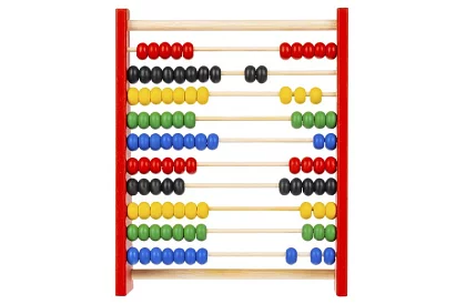 Detské drevené korálkové počítadlo