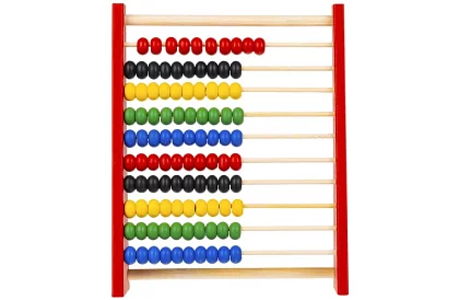 Detské drevené korálkové počítadlo