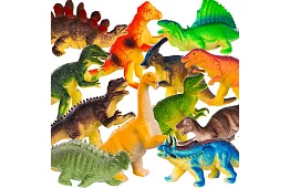 Sada zvieratiek 12 dinosaurov