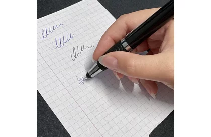 Sada 6 pier s listom - 3 x modrá + 3 x čierna