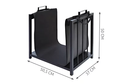 Stojan na drevo k krbu